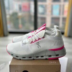 New On Cloud Cloudnova "Barbie" Women Pink Shoes White